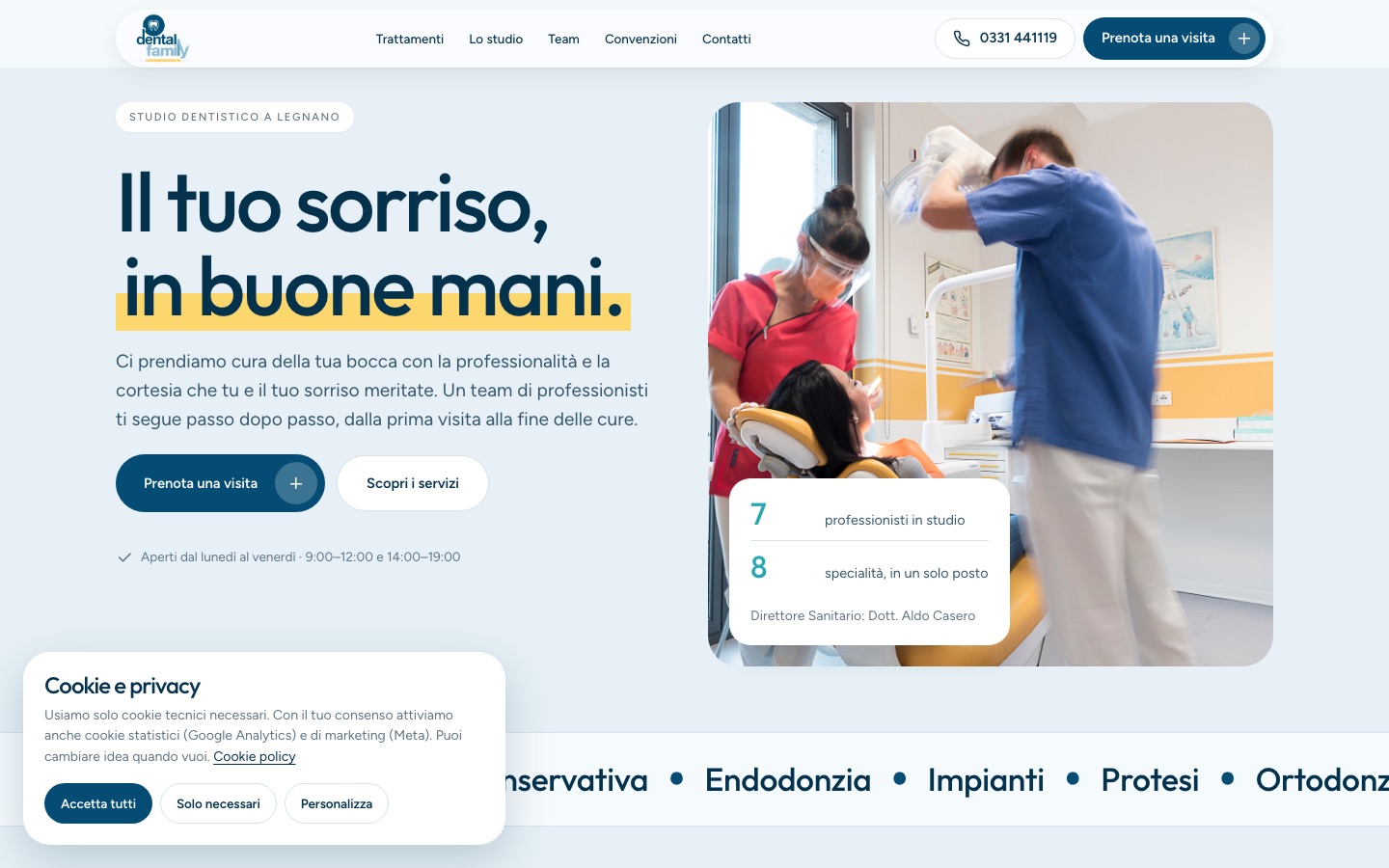 Il nuovo sito